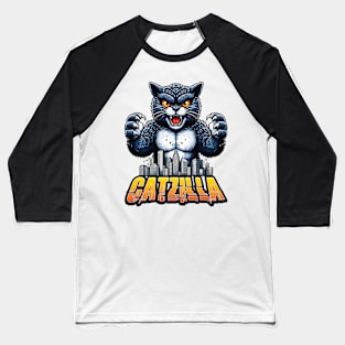 Catzilla S01 D37 Baseball T-Shirt